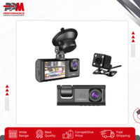 Kamera Mobil Super Night Vision Kualitas Tinggi Kelas Atas NFC Lensa Tripel GPS Lampu Indikator LED 25MP Layar Sentuh 3.0" 180 16GB G-sensor