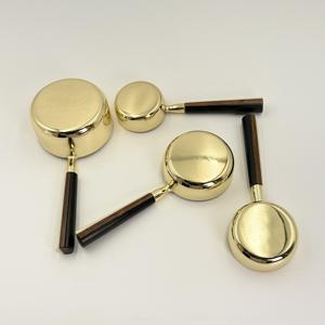 Ensemble de tasses à mesurer et cuillères en acier inoxydable de luxe écologiques 2026 avec poignée en résine, compatibles lave-vaisselle et congélateur, pour liquides et aliments secs - Product Image 5