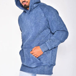 Service OEM, faible MOQ, sweats à capuche basiques respirants pour hommes, effet délavé, dernier design, sweats à capuche effet délavé les plus vendus pour la vente en ligne - Product Image 3