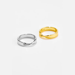 Wedding <b>Stacking</b> Band Smooth Polished Wide Band Minimalist <b>Ring</b> 9K 10K 14K 18K Solid Gold Stackable Proposal <b>Ring</b> Promise <b>Ring</b> - Product Image 5