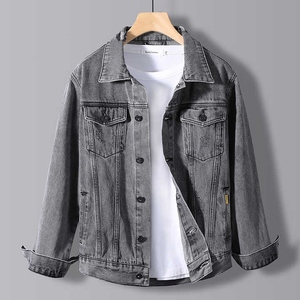 OARH INT INDUSTRY MAS-1089 2026 Chaqueta de Mezclilla Negra Vintage de Lujo para Hombre, Ecológica, de Algodón Selvedge Transpirable con Botones - Product Image 2