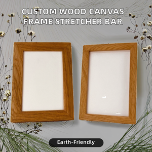 Marco de Madera Ecológico Personalizado con Impresión UV para Lienzo, Barra de Estiramiento de Lienzo de 1.7x2.5cm, Marco para Pintura Artística DIY - Product Image 3