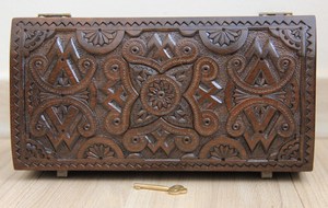 High Quality Low Cost Vintage <b>Wooden</b> Jewelry Chest Customized Design for Necklaces <b>Watches</b> Small Accessories AALIYAN IMPEX - Product Image 3