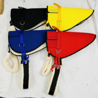 Dernier modèle de tapis de selle en maille pour cheval, sans dossier, avec doublure en fourrure, mousse respirante, léger, design personnalisé, logo, usage équestre