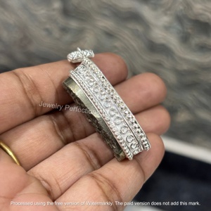 Colgante de pirita drusa con bisel de oro en plata de ley, joyería fina bohemia elegante y única para mujer, certificado por terceros para fiestas - Product Image 4