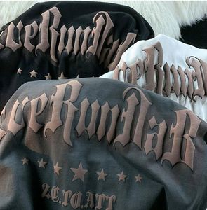 T-shirt pour homme avec impression 3D en relief, fournisseur OEM, tee-shirt en coton surdimensionné, vêtements streetwear personnalisés, logo imprimé en relief - Product Image 2