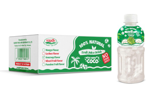 Jus de fruits NFC SunSmile 320ml avec Nata de Coco, vente en gros, faible MOQ, meilleur prix, marque privée, échantillon gratuit, produit phare - Product Image 2