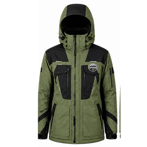 Chaqueta Parka con Capucha Aislante para Hombre, Corte Moderno, Exterior Impermeable, Tejido Transpirable y Protección Invernal de Alta Calidad - Product Image 1
