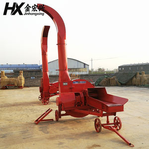 Pencacah Jerami Mobile Baru Produktivitas Tinggi dengan Sistem Tiupan Siklon, Quick Hitch Tow Bar, Mudah Dipindahkan Antar Lahan Pertanian - Product Image 1