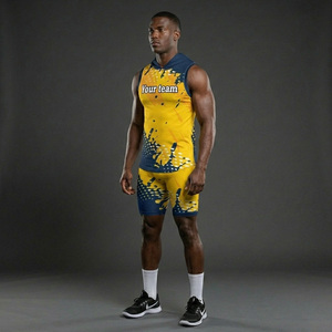 ชุดฟุตบอล 7V7 พิมพ์ลายตามสั่ง พร้อมชื่อและหมายเลข ชุดทีม โพลีเอสเตอร์ 100% แขนกุด ไซส์ใหญ่ ระบายอากาศได้ดี - Product Image 6