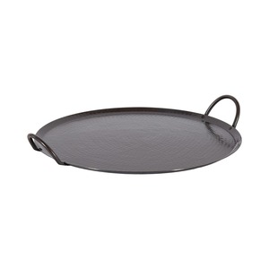 Plateau de service en métal de forme originale, plat décoratif en aluminium poli, plat à fruits pour la décoration de table de mariage ou de fête - Product Image 5