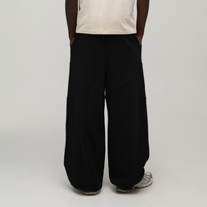 Pantalon de jogging ample pour homme en polyester et coton, coupe décontractée, style streetwear, conception personnalisée, fabricant OEM - Product Image 3