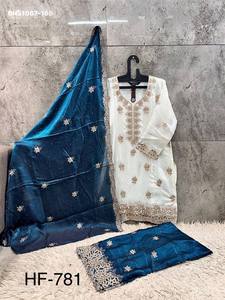 Colección Premium de Trajes Plazzo-Dupatta ZMC con Bordado, Listos para Usar, Proveedor de la India, Compras en Línea en India - Product Image 3