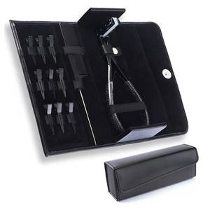 Juego de Pinzas Profesionales para Microperlas con Estuche, Herramientas para Extensiones de Cabello, Juego de Herramientas para Trabajar con Microperlas, Precio de Fábrica OEM - Product Image 1