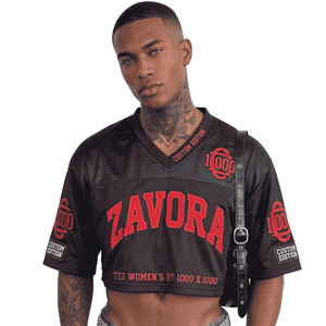 Camiseta de Fútbol Americano Negra Especial 2026, Unisex, Corte Cuadrado, Malla, Cuello en V, Manga Corta, Personalizable, Ropa Urbana, Ropa de Equipo, OEM - Product Image 1