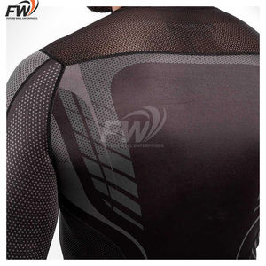 Rash Guard de la Mejor Calidad al por Mayor, Rash Guard Personalizado de Manga Larga, Elástico, de Secado Rápido para Fitness - Product Image 4