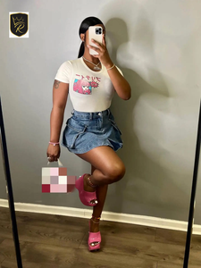 New Women's High Street Straight Skinny Fit Breathable Denim Jeans Short Length Trendy Fashion Women's High-Waisted Straight - Product Image 5