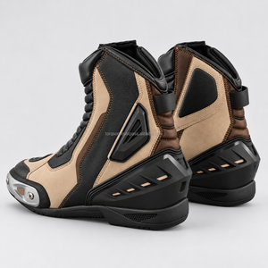 Bottes de moto de qualité supérieure, construction robuste, confort respirant, mouvements flexibles, séchage rapide, unisexe, toutes saisons, fiables - Product Image 2