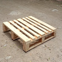 Palette Euro robuste ISPM 15 traitée thermiquement, palette en bois industrielle pour l'exportation, solutions d'expédition pour la logistique et l'entreposage