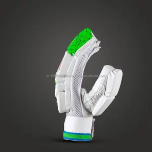 Diseño ergonómico y material transpirable ZAP Guantes de bateo de cricket de neón para uso de cricket basado en el rendimiento de la India - Product Image 2