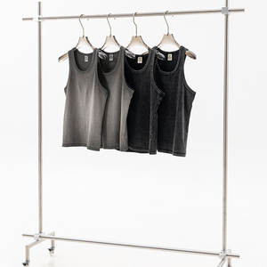 Débardeurs pour hommes en gros, sur mesure, vêtements de sport sans manches, respirants, en coton, pour fitness, OEM ODM, prix d'usine, vente chaude, course à pied - Product Image 3