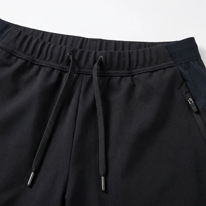 Pantalones Cortos Formales de Verano para Hombre, Tejidos, 100% Poliéster, Cierre con Cordón, Transpirables, Ecológicos, Antiarrugas, de Secado Rápido, Color Sólido - Product Image 3