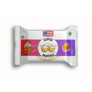 Bolsa de Embalaje para Muffins de Alta Calidad, con Sellado Central, Impresión en Huecograbado, Tamaño y Logotipo Personalizables, 8 COLORES, Grado Indio - Product Image 1