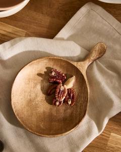 Plateau en bois de manguier naturel, petit et luxueux - Product Image 3