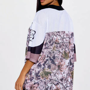 Camiseta Deportiva Oversize Personalizada de Fútbol Americano, Unisex, con Estampado, Manga Corta, Diseño con Número, 100% Poliéster, Cuello en V - Product Image 5