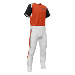 Conjunto de Uniforme de Béisbol con Nombre y Número Personalizados en la Camiseta, Pantalones de Tela Transpirable de Poliéster para Deportes Escolares y de Club en Todas las Tallas - Product Image 1