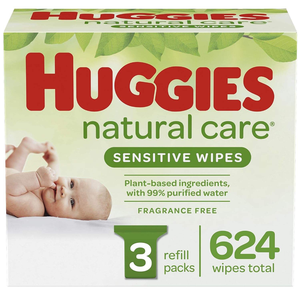 Toallitas Húmedas para Bebé Huggies Natural Care Sensitive, Sin Perfume, 48 Unidades (Paquete de 6) - Product Image 4