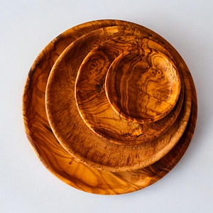 Designer Wooden Plate <b>Set</b> Perfect For Family Dining Party Events Elegant <b>Serving</b> <b>Set</b> Home Restaurant And Catering Use Tableware - Product Image 1
