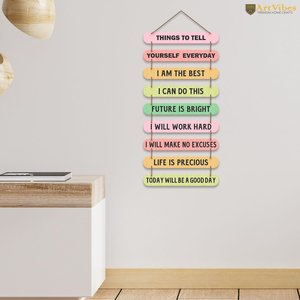Décoration murale en bois MDF avec citations modernes sur la motivation, panneau mural motivant pour la maison, le bureau, la chambre - Product Image 3