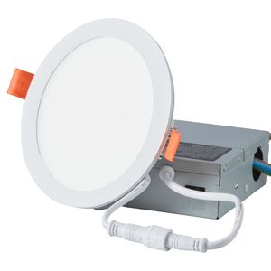 Confezione da 12 Faretti LED da Incasso Senza Cornice da 6 Pollici, Luce da Soffitto 5CCT 2700K/3000K/3500K/4000K/5000K Selezionabili, 7W Antiabbagliamento - Product Image 1