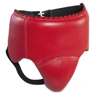 Protège-entrejambe de boxe en cuir véritable marron sur mesure pour la vente en gros, protection abdominale pour le sparring, équipement de protection Muay Thai Arts Martiaux OE