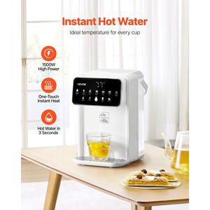 7 temperatura 7 volúmenes 118oz tanque encimera dispensador de agua caliente instantáneo dispensador de agua de escritorio con función de agua caliente instantánea - Product Image 2