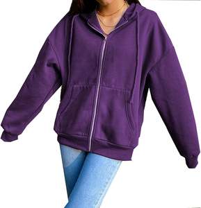 Sudadera con capucha y cremallera completa, elegante y cómoda, perfecta para hombres, mujeres, adolescentes y atuendos diarios. - Product Image 2