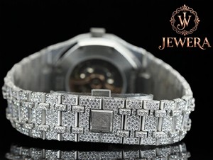 Luxury Hip Hop Moissanite Diamond Watch Stainless Steel Iced Out Timepiece for Fashion Retail Wholesale and Gift Market for Sale - Product Image 2