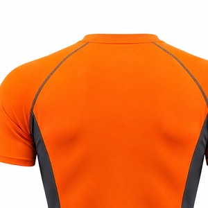 Ensemble de vêtements de sport pour homme, t-shirt de course et short athlétique, pour la gym, le fitness, l'entraînement, léger, respirant, en mesh, séchage rapide - Product Image 3