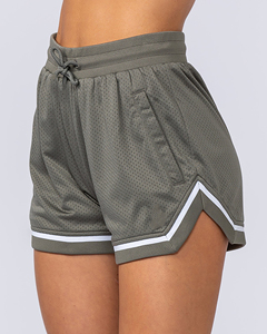 Shorts de sport décontractés pour femmes, taille élastique, couleur unie, coupe ajustée, style cycliste - Product Image 5