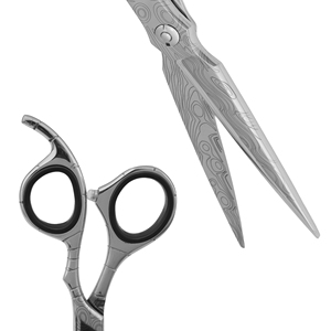 Ciseaux de barbier professionnels en acier inoxydable avec revêtement en caoutchouc, design classique, personnalisation disponible, tondeuse à cheveux Stahlmann Pro 2026 - Product Image 5