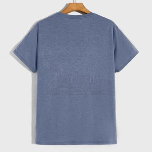 Camiseta de hombre 100% algodón de alta calidad, personaliza tu logotipo, mejor precio, camiseta de hombre para venta en línea - Product Image 2