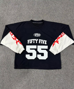 เสื้อยืดแขนยาวผู้ชายแบบหนาสองชั้น เสื้อยืดแขนยาวสองชั้นแบบสั่งทำได้ สไตล์ใหม่ เสื้อยืดแขนยาวสองชั้นสำหรับผู้ชาย - Product Image 6