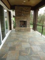 Dalles de terrasse intérieures en porcelaine aspect travertin 600x600mm 20mm, modernes et antidérapantes pour piscines de luxe