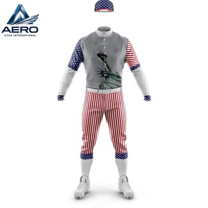 Uniforme de Béisbol Cómodo, Ligero, de Alta Calidad, con el Mejor Diseño, en Varios Colores - Product Image 5
