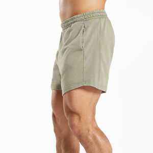 Pantalones Cortos Deportivos Personalizados con Logotipo para Hombre, de Nailon/Spandex, Sólidos, de Secado Rápido, Transpirables, con Cintura Elástica, Casuales, para Entrenamiento, OEM, ODM, Marca Privada - Product Image 3