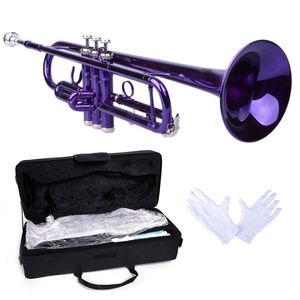 Tromba Artigianale in Acciaio Viola Sib con Superficie in Rame per Suono Professionale - Product Image 1