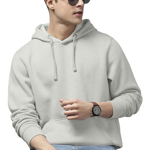 Kangaroo Pocket RioLeaf Mens Hoodies Contrast Customs Sweatshirt Long Sleeve <b>Fleece</b> OEM Service Winter <b>Jacket</b> Plain Dyed - Product Image 4
