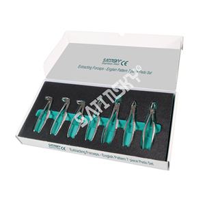 คีมถอนฟัน2ชิ้นสำหรับ150และ151ฟันกรามล่างบนเครื่องมือแนะนำการผ่าตัดสแตนเลสเกรด - Product Image 6