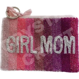 Monedero con cuentas de semillas para niña y Mamá, hermoso monedero con cuentas personalizado para mujer, monedero de moda con - Product Image 1